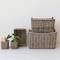 Hello Honey® Natural Hand Woven Rattan Nested Storage Basket Set